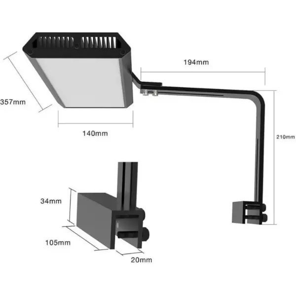 Chihiros RGB Vivid 2 Mini LED light ไฟสำหรับตู้ไม้น้ำ ตู้ปลา และต้นไม้ทุกประเภท - Image 2