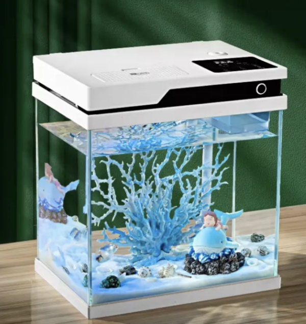 ตู้ปลาพ่นอโรม่าห้องนอน 11/14/16นิ้ว ตู้ปลาให้อาหารปลาอัตโนมัติ Smart aromatherapy fish tank - Image 3